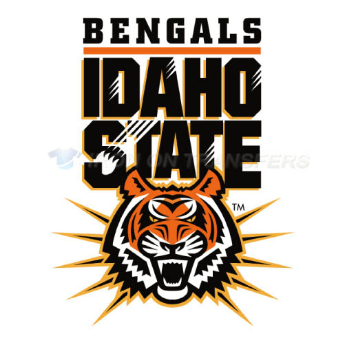 Idaho State Bengals Logo T-shirts Iron On Transfers N4587 - Click Image to Close